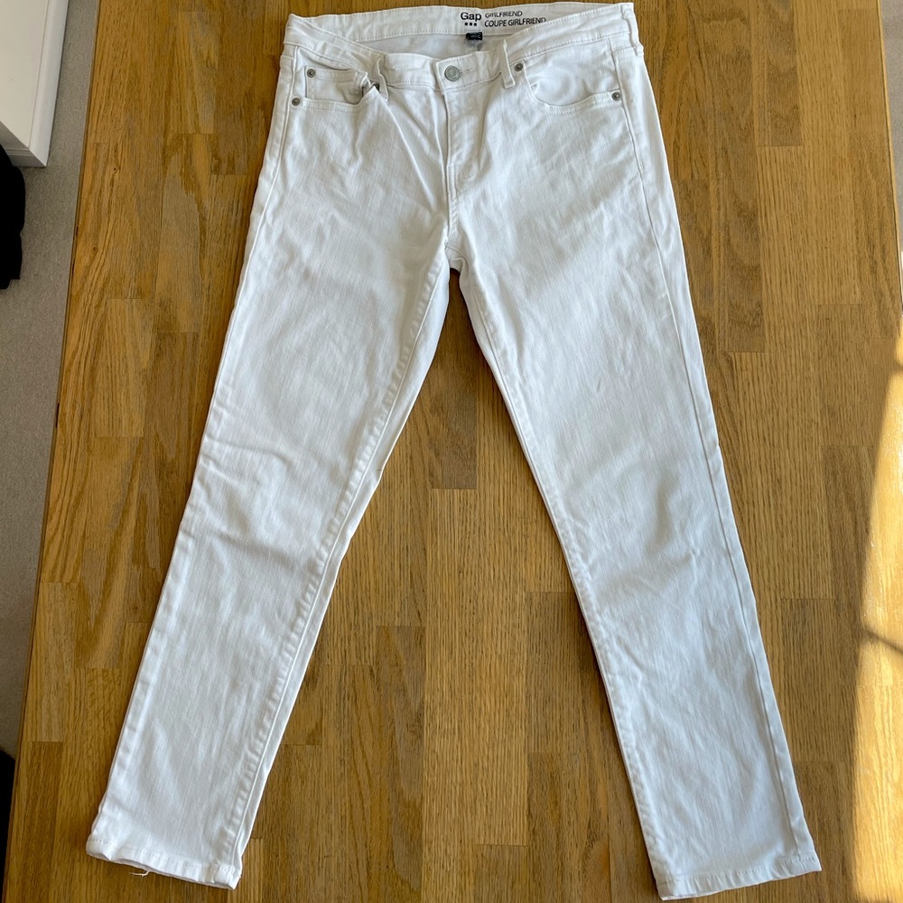 Gap Girlfriend Jean - White